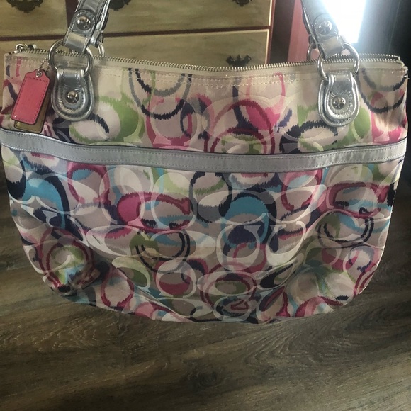 Colorful Coach Purse - Picture 3 of 4